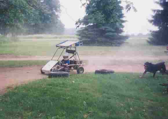 Zach and the go-kart